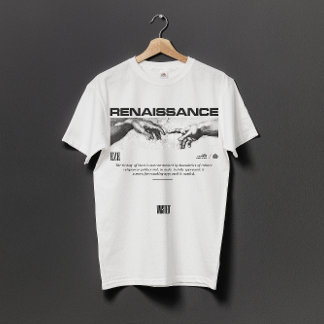 T-shirt RENAISSANCE Mains de Dieu et Adam