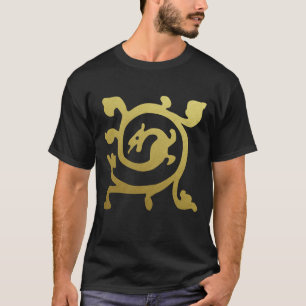 T-shirt Renaissance Médiévale Héraut Dragon Métallique 