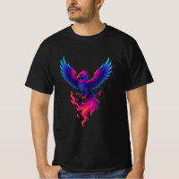 Renaissance Néon du Phénix – Oiseau de Feu Mythiqu