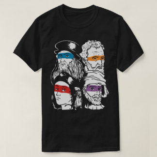 T-shirt Renaissance Ninja Artistes Poster Style Pop Art