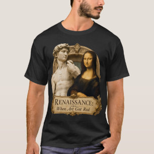 T-shirt Renaissance Quand l'Art est devenu Réel Michelange