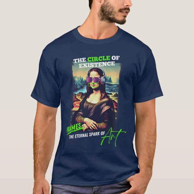 T-shirt Renaissance Remix: Mona Lisa’s Eternal Connection (Devant)