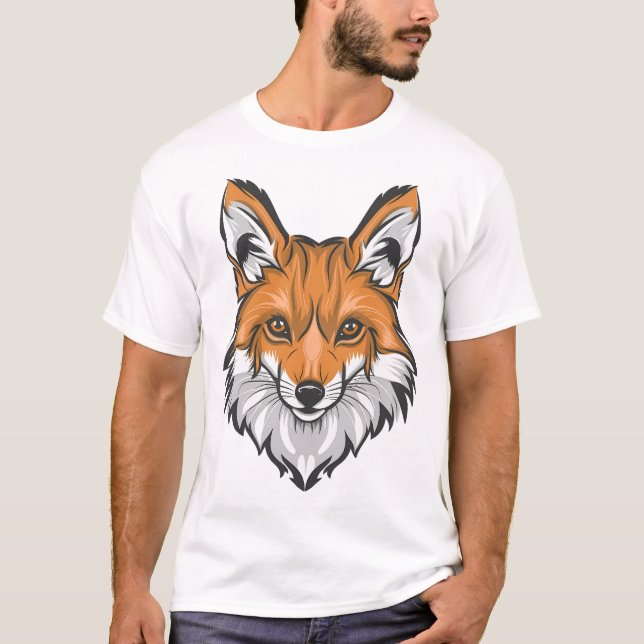 T-shirt renard 1 (Devant)