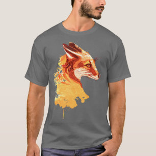 T-shirt Renard aquarelle