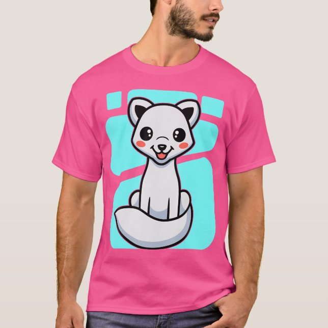 T-shirt Renard arctique (Devant)