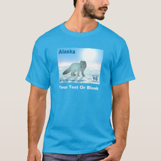 T-shirt Renard arctique - Alaska Postage