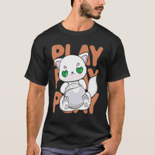 T-shirt Renard Arctique Joue Au Baseball Pour Les Joueurs