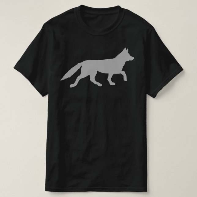 T-shirt Renard Argent (Design devant)