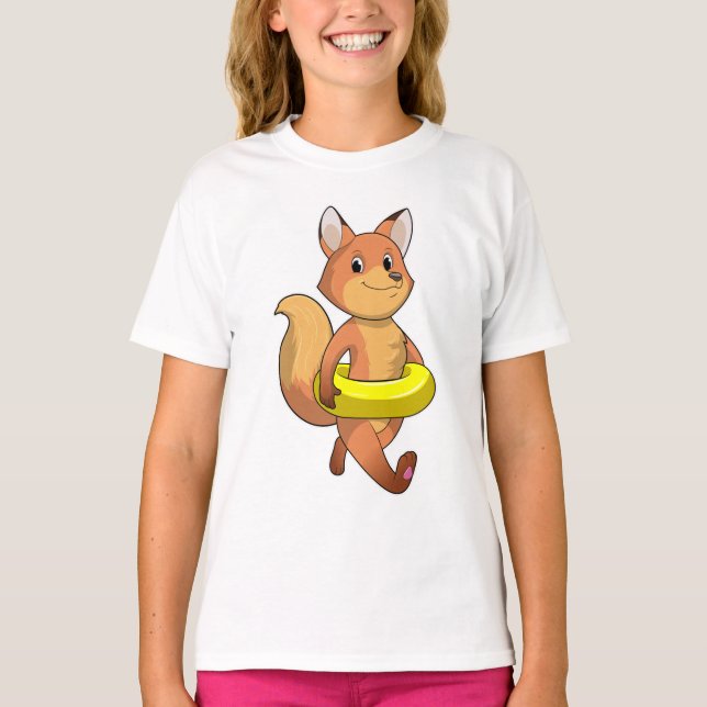 T-shirt Renard avec Lifebuoy (Devant)