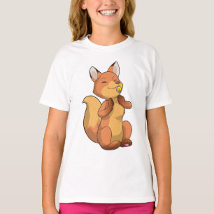 T-shirt Renard avec Lollipop