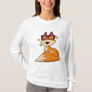 T-shirt Renard avec lunettes