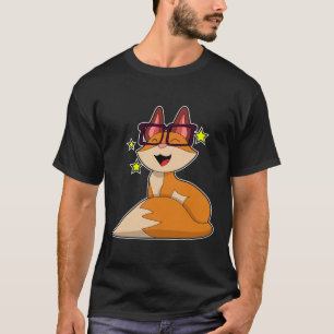 T-shirt Renard avec lunettes