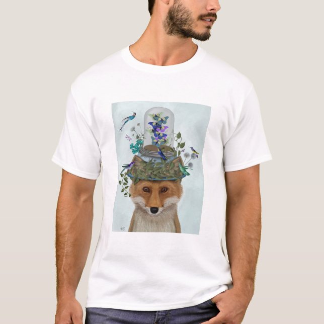 T-shirt Renard avec papillon Bell Jar (Devant)