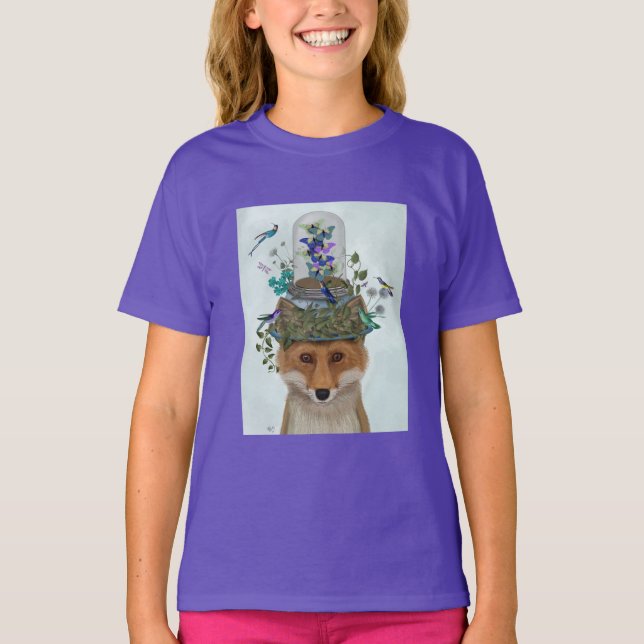 T-shirt Renard avec papillon Bell Jar (Devant)