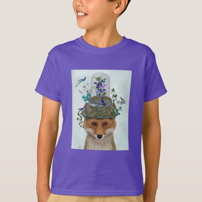 T-shirt Renard avec papillon Bell Jar (Devant)