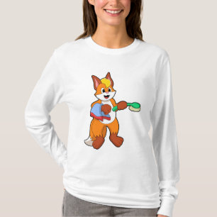 T-shirt Renard avec serviette et brosse