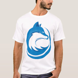 T-shirt Renard bleu