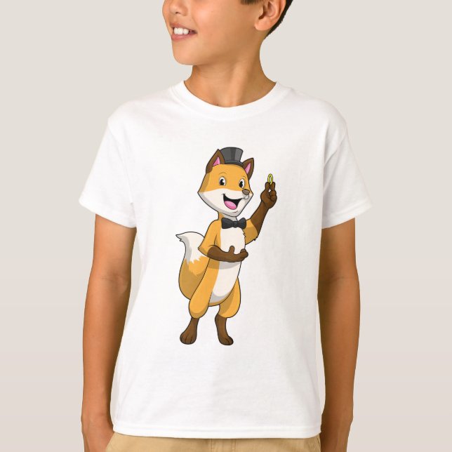 T-shirt Renard comme marié avec alliance (Devant)