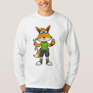 T-shirt Renard comme Mécanique avec clé & noix