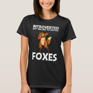 T-shirt Renard cool Pour Hommes Femmes Mammifère Omnivore