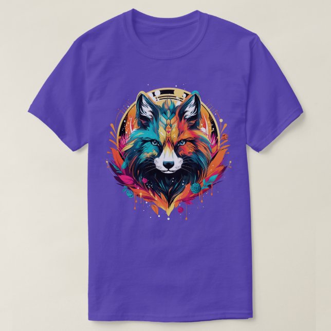 T-shirt Renard cosmique (Design devant)