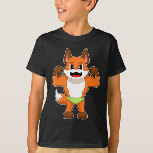 T-shirt Renard Culturiste Bodybuilding