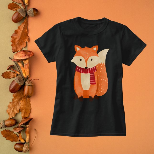 T-shirt Renard d'automne mignon (Créateur téléchargé)