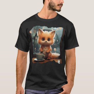 T-shirt Renard d'automne mignon Kawaii