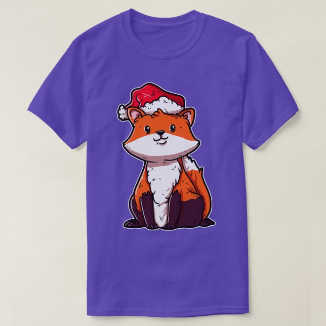 T-shirt Renard de Noël (Design devant)