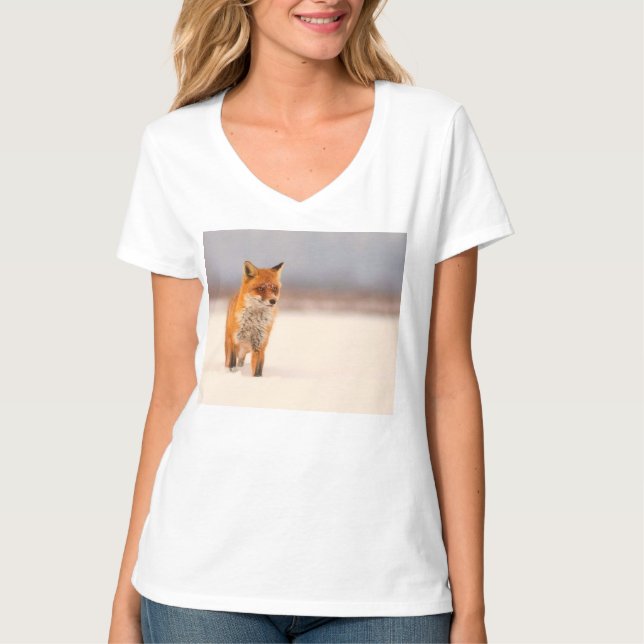 T-shirt Renard d'hiver 11 (Devant)