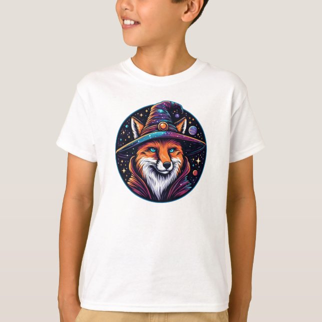 T-shirt Renard d'Imaginaire - Assistant Céleste (Devant)
