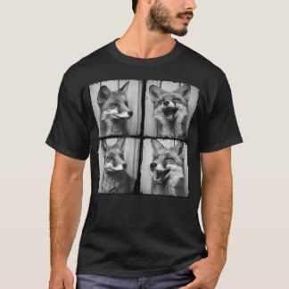 T-shirt Renard drôle visage animal sourire amour vrais ren