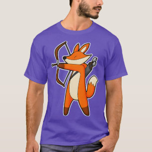 T-shirt Renard en arc avec flèche