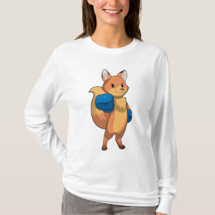 T-shirt Renard en boîte avec gants de boxe