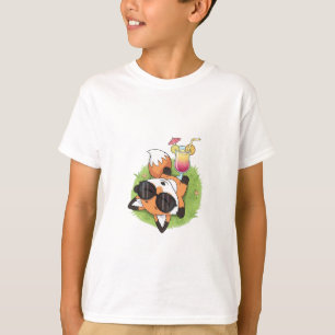 T-shirt Renard Ensoleillé et Décontracté des Kids