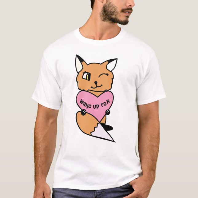 T-shirt Renard et Cœur (Devant)