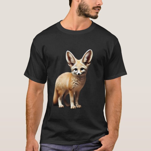 T-shirt Renard Fennec Africain Animal (Devant)