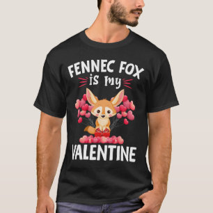 T-shirt Renard Fennec est mon Valentin Joyuse Saint-Valent