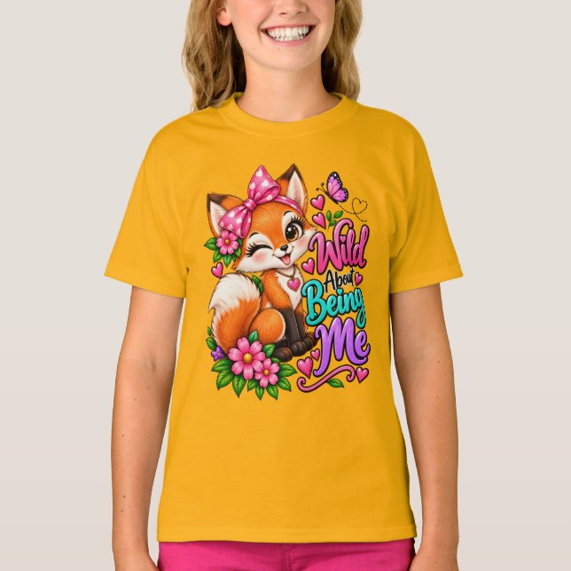 T-shirt Renard Fou De Moi (Devant)