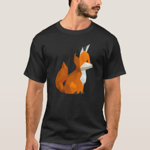 T-shirt Renard génétique Abstrait animal sauvage