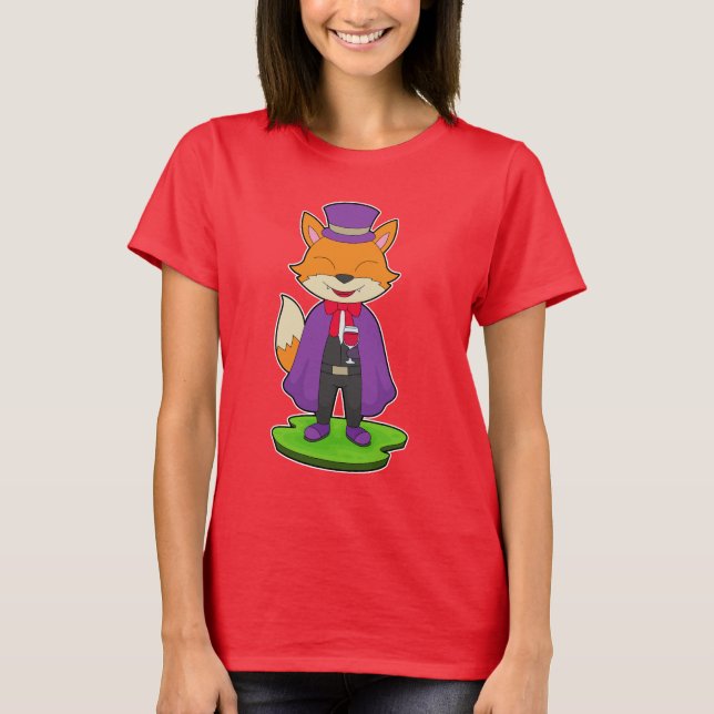 T-shirt Renard Halloween Vampire (Devant)