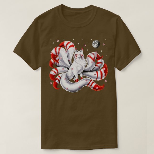 T-shirt Renard japonais Kitsune (Design devant)