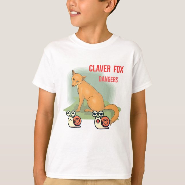 T-SHIRT RENARD MALIN DANGERS (Devant)