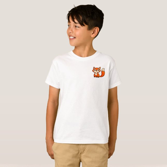 T-SHIRT RENARD MIGNON (Devant entier)