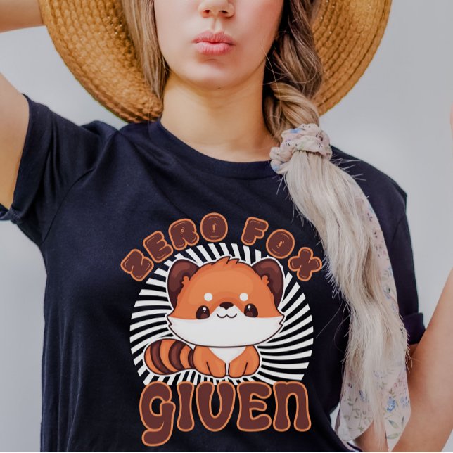 T-shirt Renard Orange Mignon Blagues de Renards Zero Renar (Créateur téléchargé)