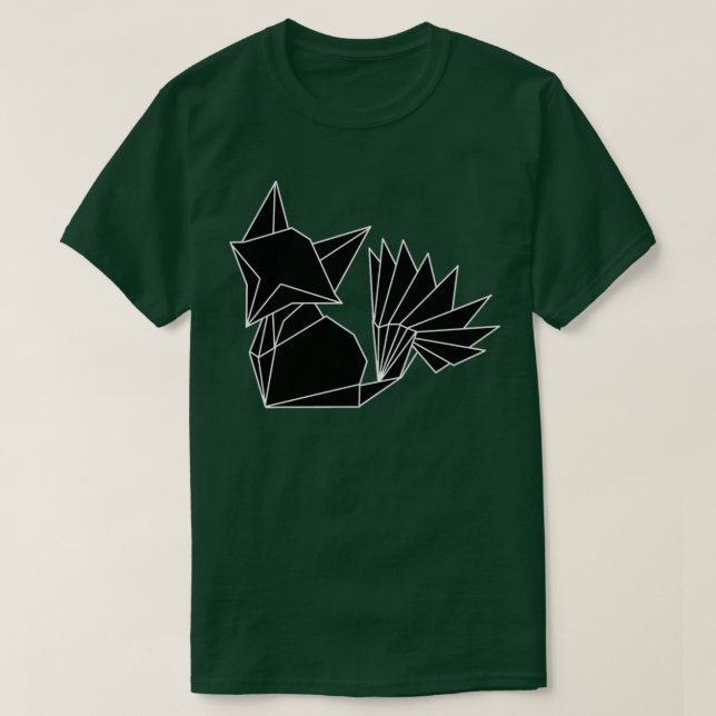 T-shirt Renard origami 15 (Design devant)