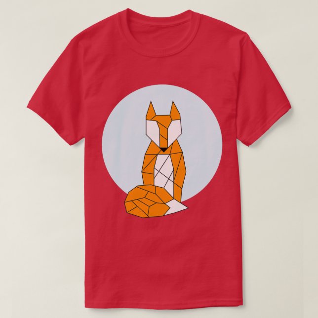 T-shirt Renard Origami 6 (Design devant)