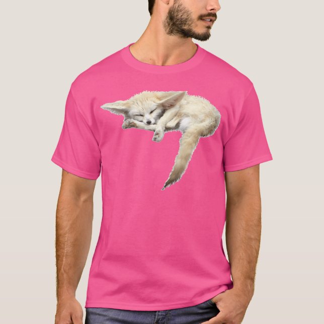 T-shirt Renard renard renard renard couché (Devant)