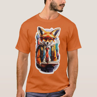 T-shirt renard retour à l'école 2