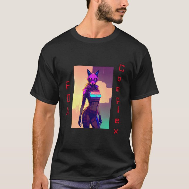 T-Shirt Renard Rétro (Devant)